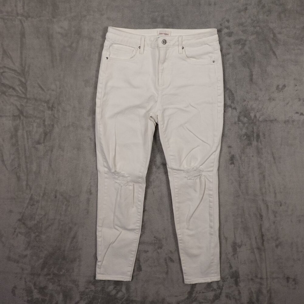 Driftwood‎ jeans Gizelle high rise crop women's 27 white denim